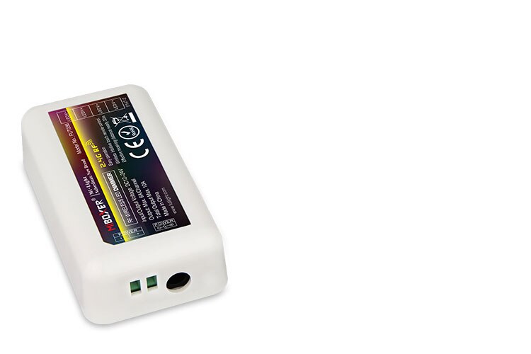Milight LED Controller Kit FUT007 Remote 2.4G 4-Zone Dimmer Controller WL-Box1 WIFI For 2835 5050 Single Color Light DC12-24V: Only led controller
