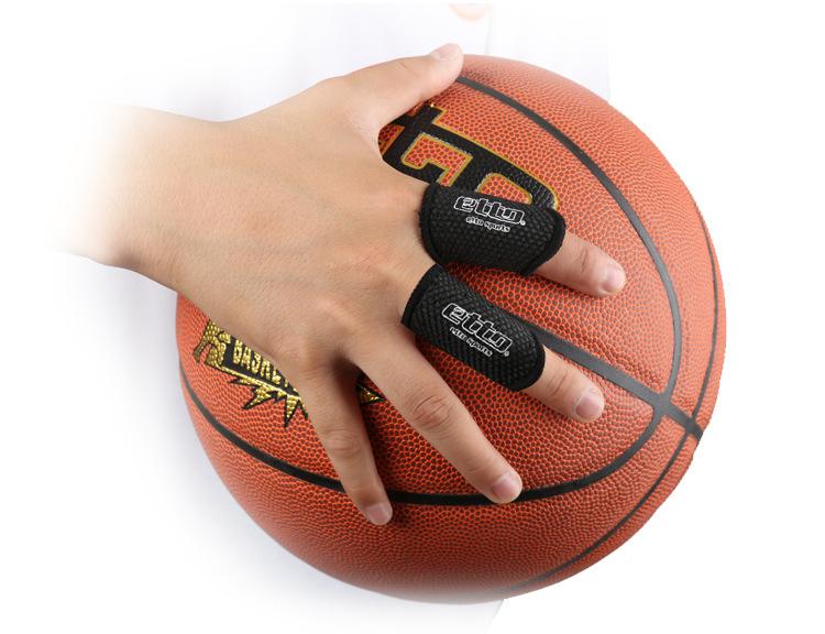 Sport Vinger Spalk Guard Finger Protector Sleeve Ondersteuning Basketbal Sport Aid Artritis Band Wraps Vinger Mouwen HBP029: L