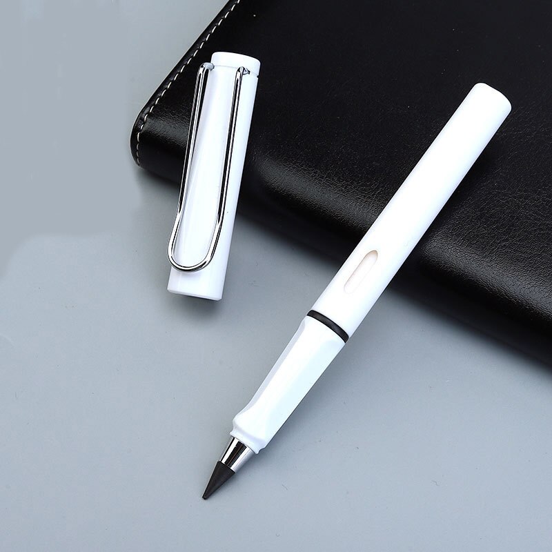 Technology Unlimited Writing Pencil No Ink Novelty Eternal Pen Art Sketch Painting Tools School Supplies Stationery: white
