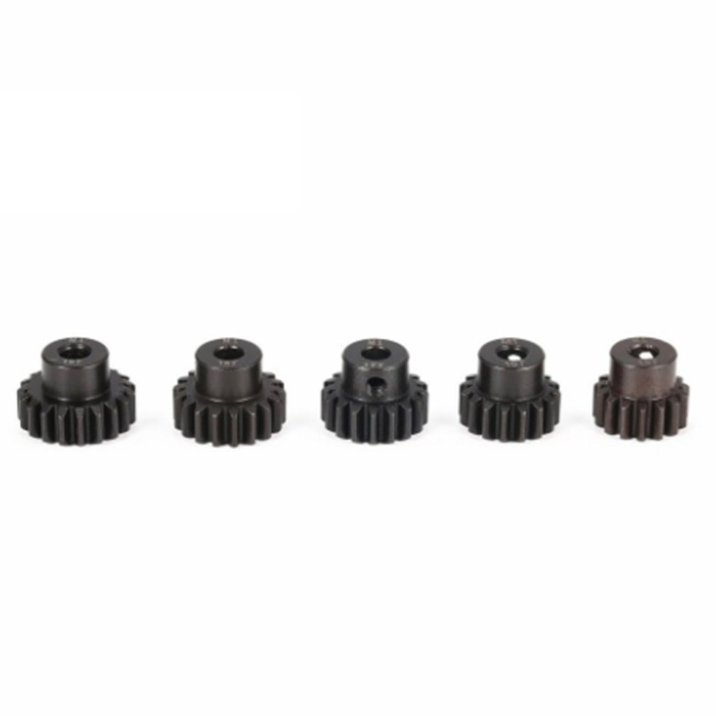 M1 5mm 15T 16T 17T 18T 19T 5Pcs Pinion Motor Gear Combo Set for 5mm Shaft 1/8 RC Car Brushed Brushless Motor