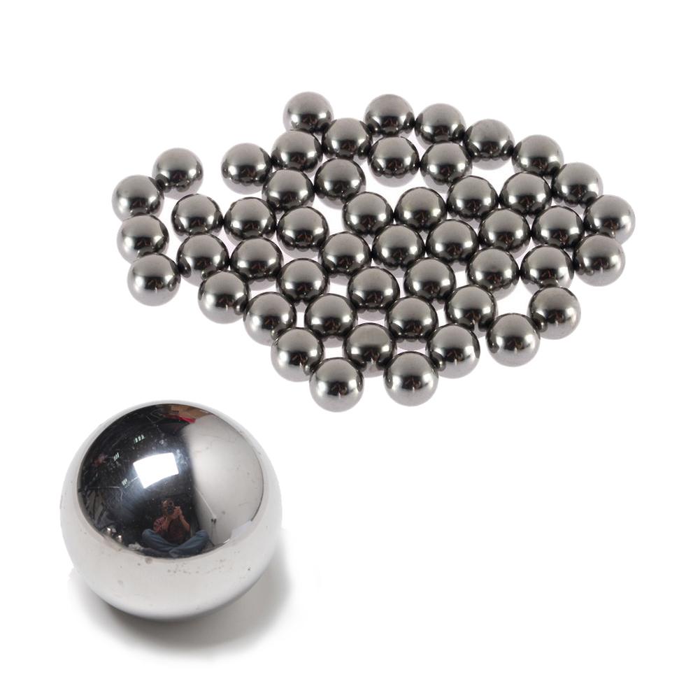 50pcs Replacement Parts 10mm Diameter Bike Carbon Steel Ball Bearing Top