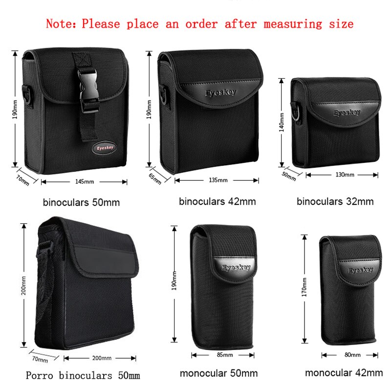 32/42/50mm Binoculars Bag Portable Camera Case Bag Waterproof Monocular Bag Shoulder/Messenger Bags Binocular Strap