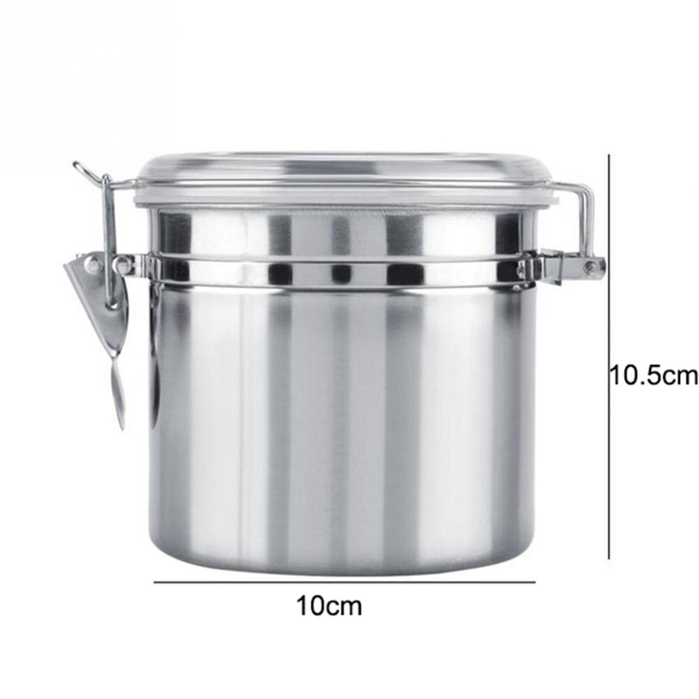 4/5 tommers metallforseglet boks melkepulver kaffebønner te tankbeholder med deksel: 4 tommer 105mm