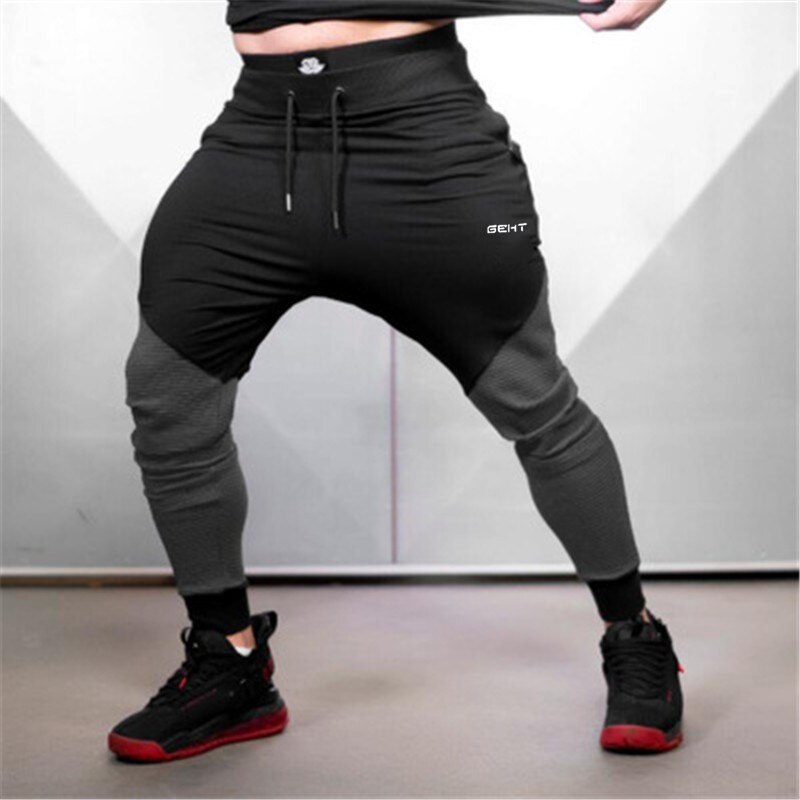 Heren Joggers Casual Broek Fitness Mannen Sportkleding: A432