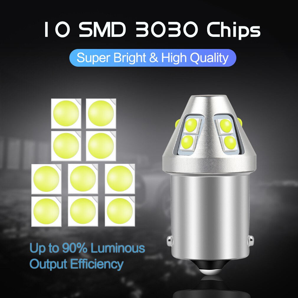 T20 Led 7440 7443 T25 3157 bombilla W21W W21/5W WY21W P27 7W Led 3030 Chips BA15S P21W BAY15D P21/5W BAU15S PY21W luces de señal de coche