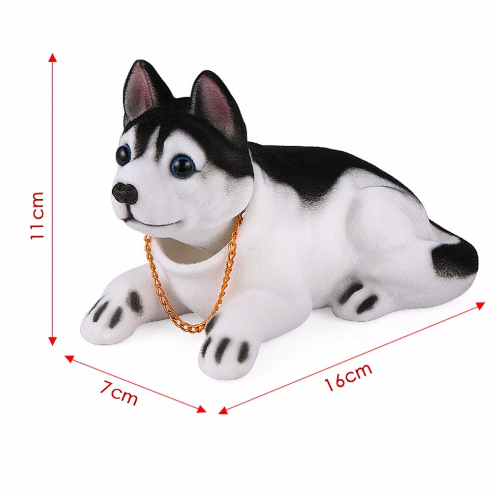 Bilpynt ryster hund nikkende hvalp dukke sød auto instrumentbræt indretning ryster på hovedet bobblehead hund boligindretning
