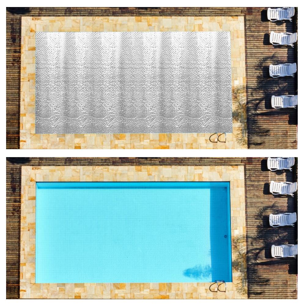 ! Zwembad Solar Cover Grond Zwembad Rechthoekige Deken Voor Zwembad Waterdicht Regendicht Stofkap Anti Zonnebrand