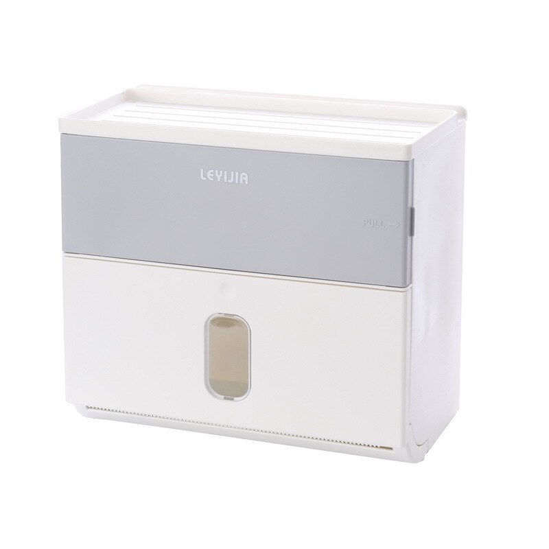 Artículos para el hogar, cosas pequeñas, necesidades diarias, aparatos de cocina prácticos creativos, caja de pañuelos para el baño caja de almacenamiento: upgrade gray