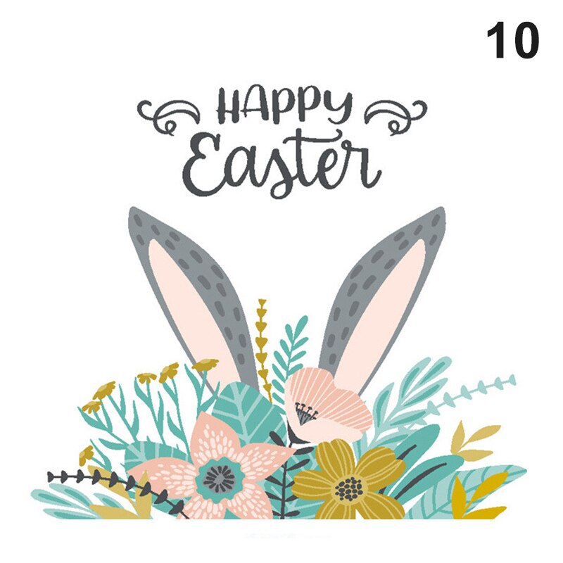 Easter Decorations Bunny Window Clings Decor For Home Office Kids School Party Decorations Supplies Hogard: 10