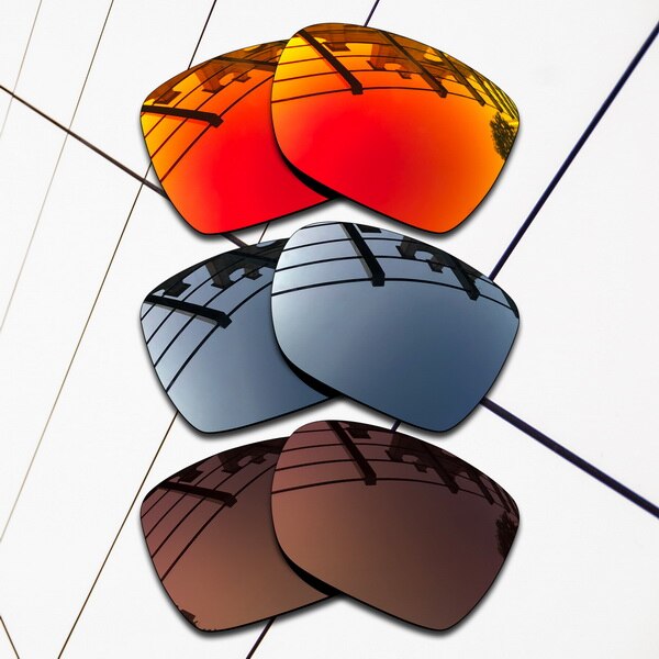 Lunettes de soleil polarisées de remplacement, , verres polarisés pour lunettes de soleil Oakley, différentes couleurs: Fire-BlackIR-Brown