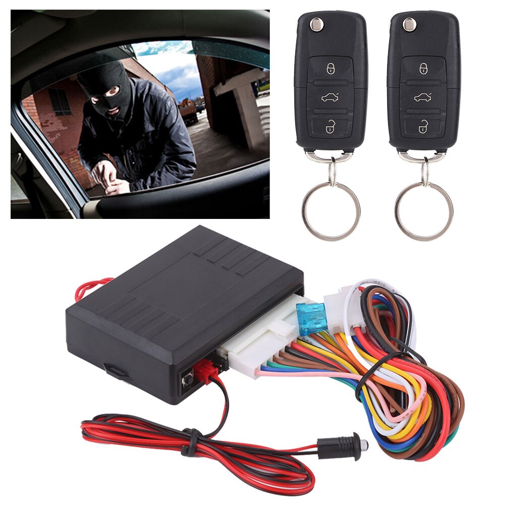 Universal Keyless Entry System Car Alarm Systems Device Auto Remote Control Kit Door Lock Vehicle Central Locking And Unlock