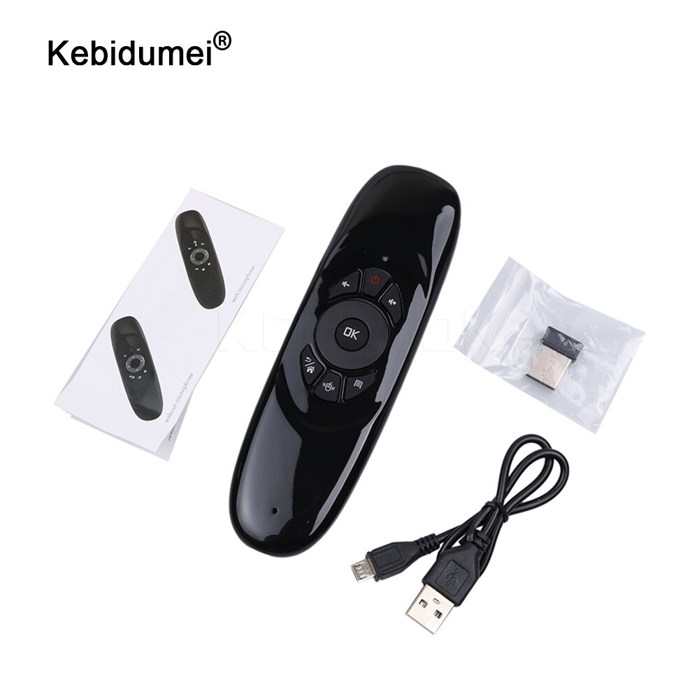 Kebidumei 2.4Ghz Air Mouse Wireless Keyboard Afstandsbediening Russisch Engels Oplaadbare Handheld Voor Gaming Smart Tv Box Pc