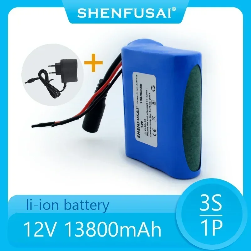 Krachtige 12V lithiumbatterij 13800mAh met langdurig opladen en snel opladen