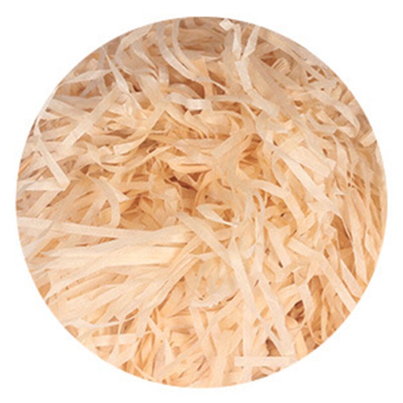 Kleurrijke Bruiloft Shred Papier Boxes Filler Papiersnippers Golfsnit Papier Bonbondoos Filler Valentine Confetti Shred Papier: champagne