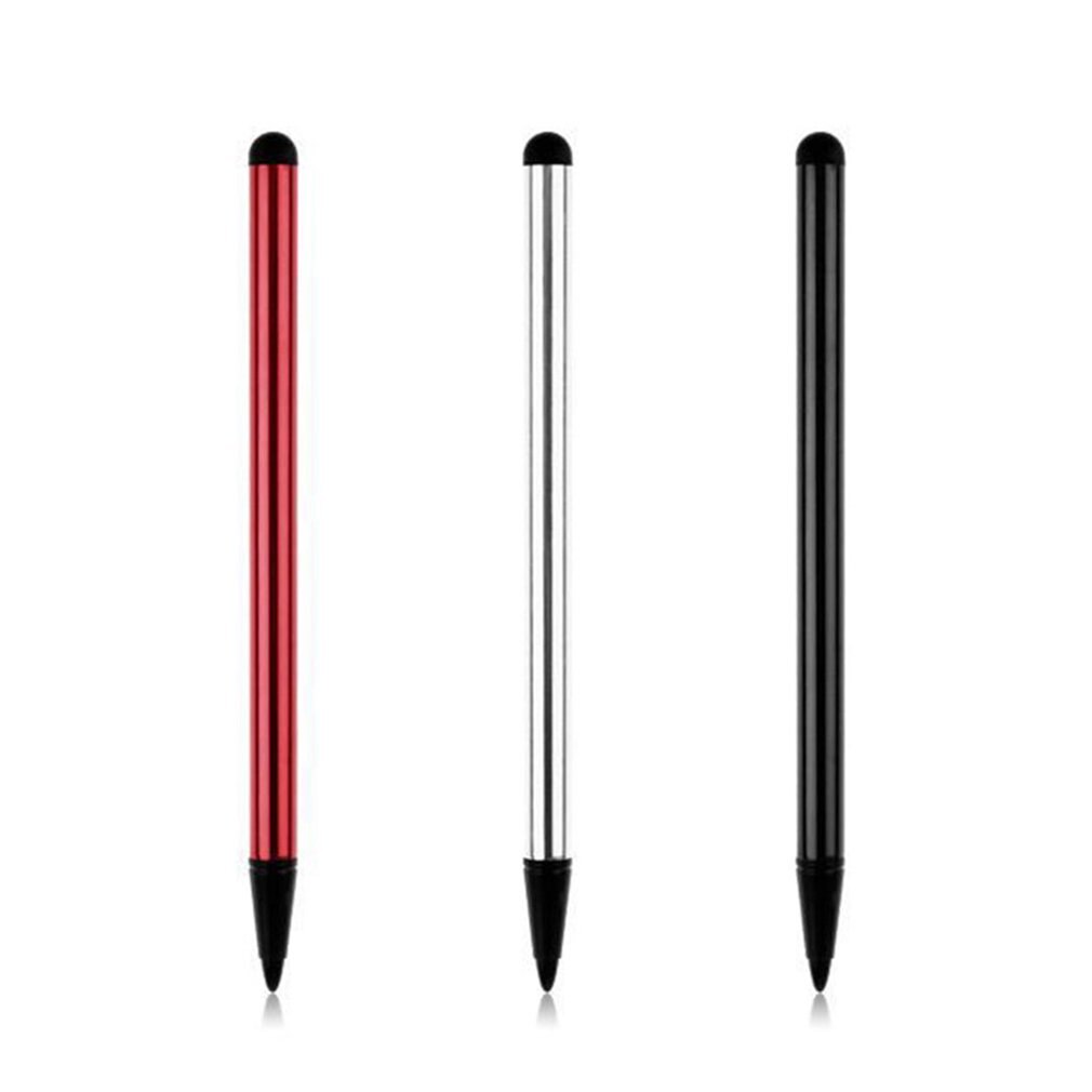 2 in 1 Capacitive Resistive Pen Touch Screen Stylus Pencil for Tablet iPad Cell Phone PC Capacitive Dual-Purpose Stylus Pen: 3Pcs