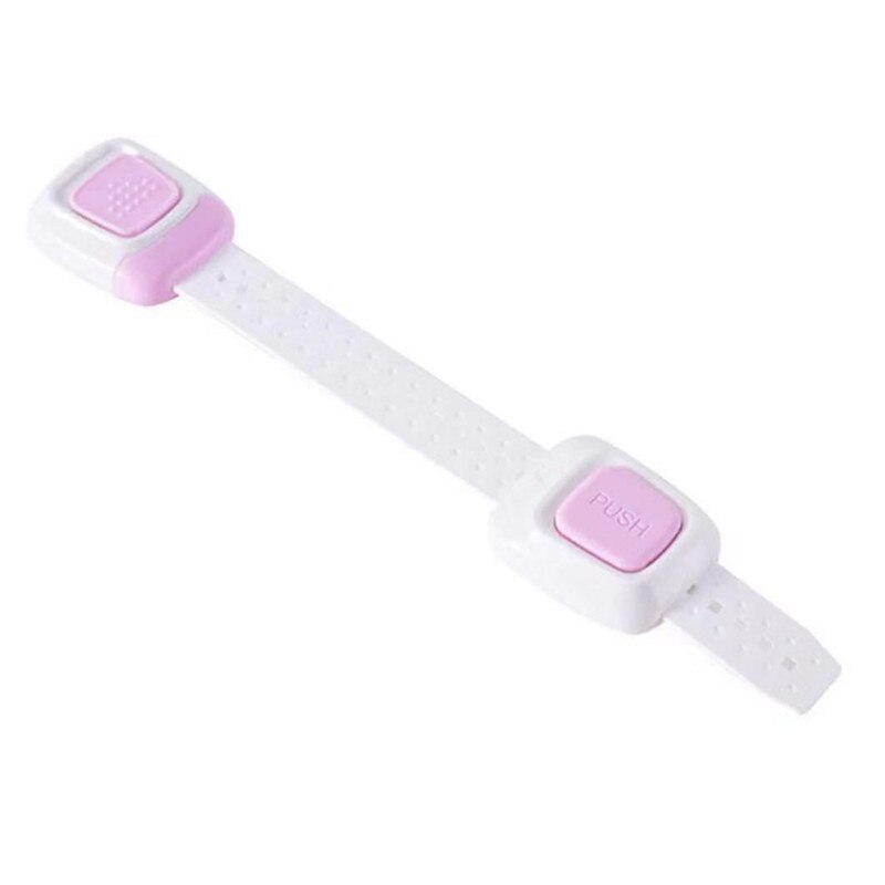 10 st/lot baby barn barn proofing hemsäkerhet säkerhetsskåp kylskåp låda skåp låda kyl dörrlås: Rosa