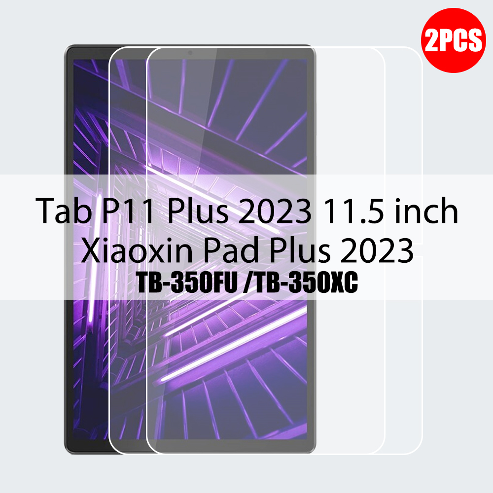 Protector de pantalla de vidrio templado para Lenovo TAB M10 2nd 3rd Plus M9 M8 Y700 Legion P11 Pro Xiaoxin Pad, accesorios para tableta, 2 uds.: Caqui