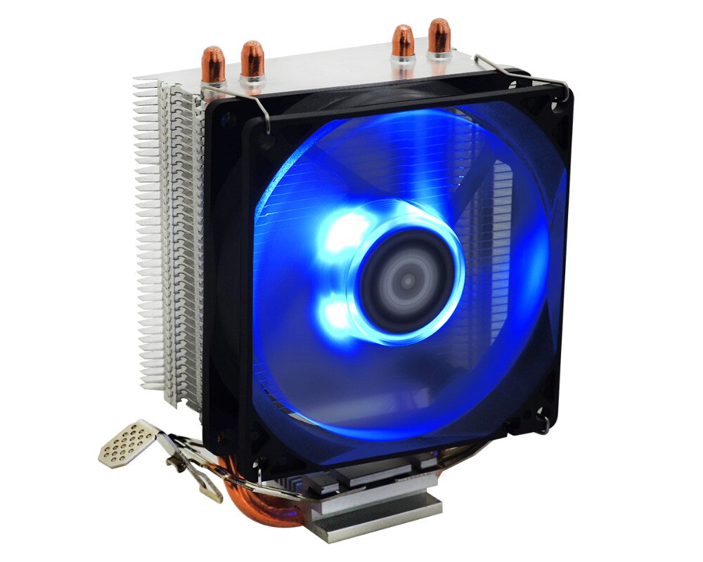 ID-COOLING SE-902X PWM CPU Koeler, hoge Koelprestaties met 2 Direct Touch Heatpipe, 92mm Fan, blauwe LED, voor intel & amd