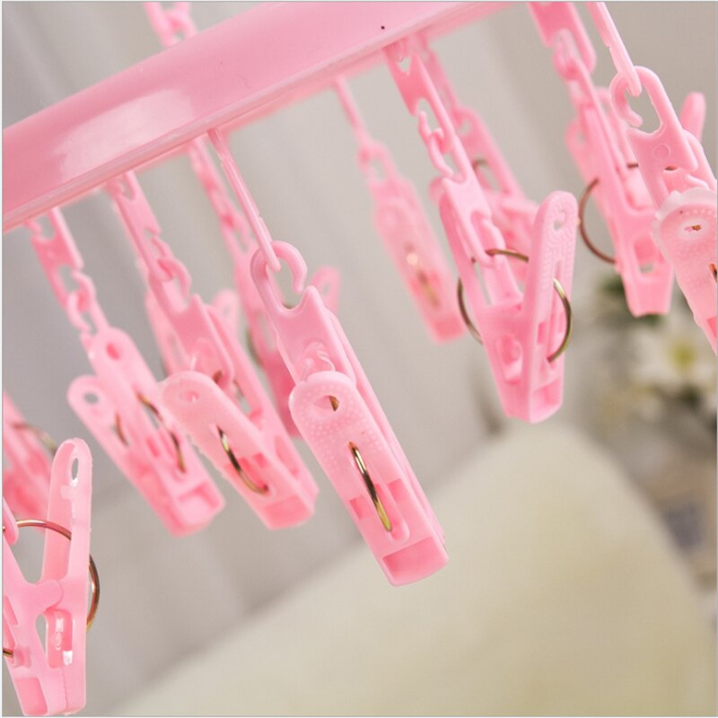 1pc Plastic Drying Rack Round Drying Rack Pantyhose Drying Rack Spring Plastic Drying Rack Clothes Racks for Hanging Clothes