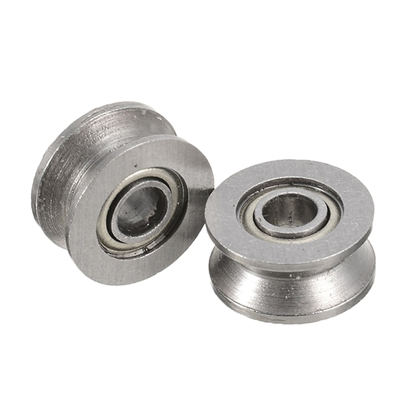 10 st/set u spårkullager kolstål kullager hårdvara 4 x 13 x 6mm