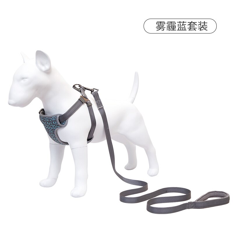 Lightweight Vest-style Dog Harness Small Dog Leash Flying Woven Fabric Teddy Bichon Pomeranian Dog Harness Dog Accessories: 003 / M