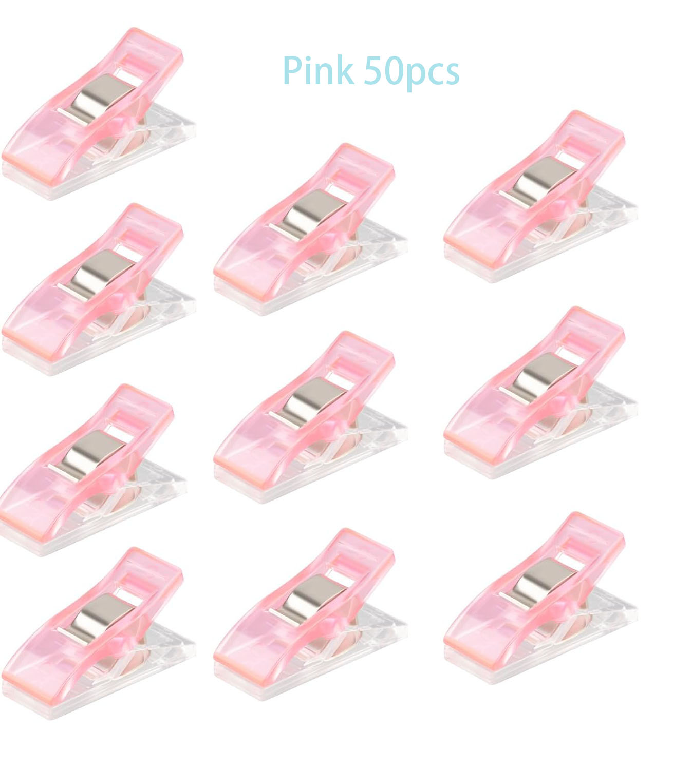 Clips de costura multiusos Clips coloridos plástico DIY almacenamiento posicionamiento Patchwork herramientas para acolchar Clips de seguridad surtidos: Latón envejecido