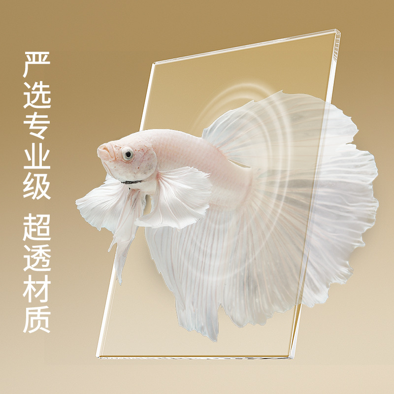 Mały akwarium na biurko Douyu, małe akwarium krajobrazowe, pełny zestaw ekologiczny akwarium z oświetleniem, kreatywne akwarium na złote rybki.