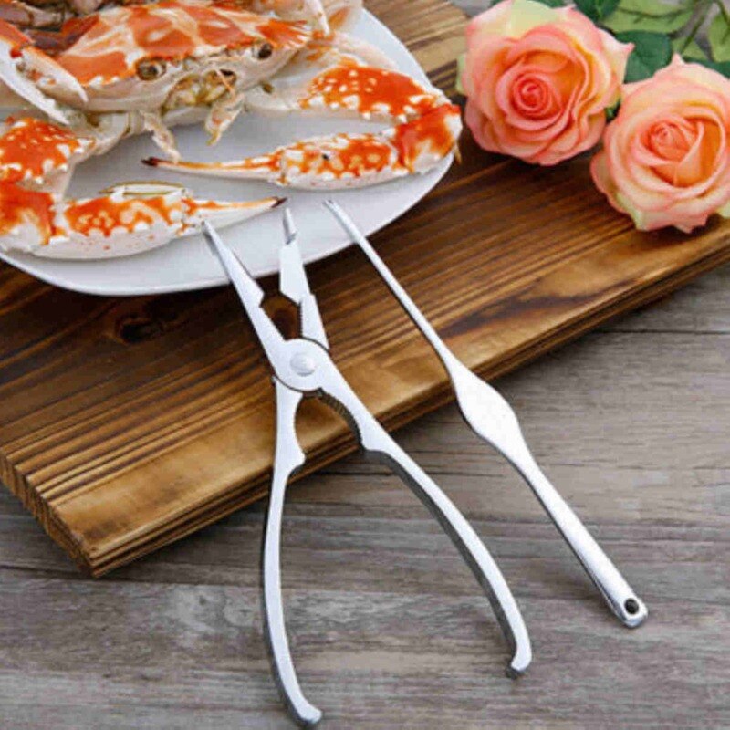 2pcs Seafood Set Scissors Crab Leg Eating Kitchen Shellfish Nuts Tools