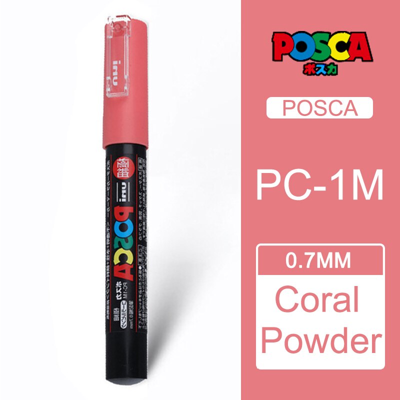 1 pc Uni Posca POP PC-3M Farbige Malen Kunst Marker Stifte Medium Spitze 0,9-1,3mm 24 Farbe Optional schule Schreibwaren Büro Liefert