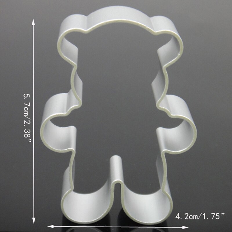 Biscuit Mold Cookie Leuke 3D Beer Vorm Cookie Cake Bakvormen Mould Metalen Legering Fondant Cookie Cutters Biscuit Mold