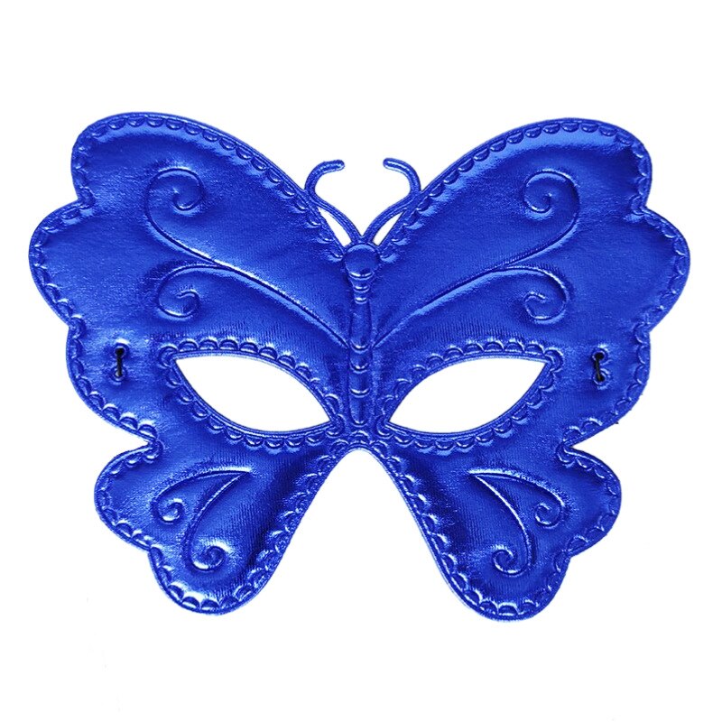 10pcs Women's Butterfly Mask Costume Accessory Halloween Party Cute Dress Up Black Silver Red Gold Easter