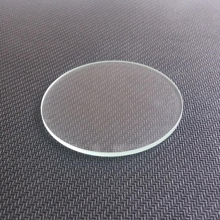 2 pieces Round diameter 47mm High Power Flat Lens Glass lenes Fine edge Polished glass
