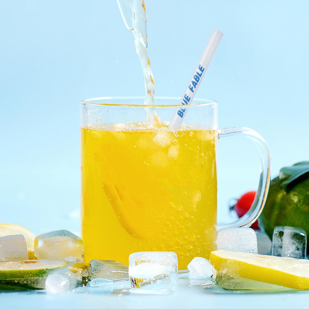 Unieke Multifunctionele Glas Smoothies Stro Leuke Gedrukt Patroon Sap Rietjes Duurzaam Voor Keuken