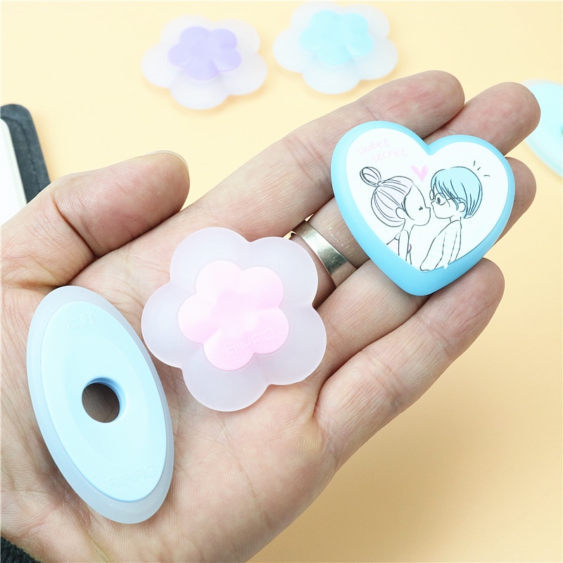 Erasable gel pen eraser Cute and easy to wipe clean Fast and effortless without tearing paper