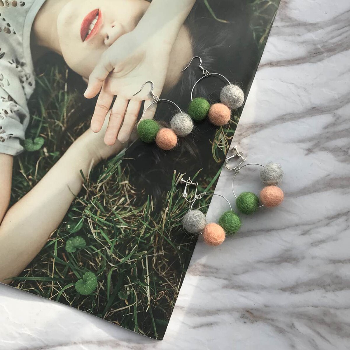 20Pcs 15/20mm Dia Mix Colourful No Hole Soft Wool Felt Ball Pom Poms For DIY Handmade Craft Sewing Decor Accessories