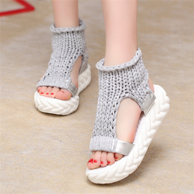 2024 Vrouwen Platform Sandalen Zomer Gladiator Sandalen Schoenen Dikke Hakken Dames Wit Sandalias Casual