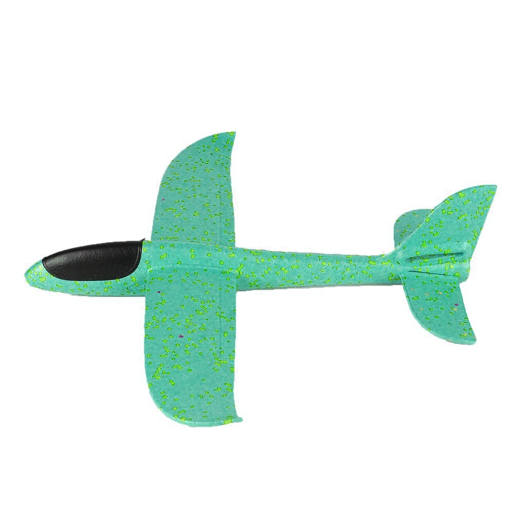 Gooien Vliegtuig Schuim Zweefvliegtuig Model Inertie Vliegtuigen Speelgoed Hand Launch Mini Vliegtuig Outdoor Speelgoed Voor Kinderen: green