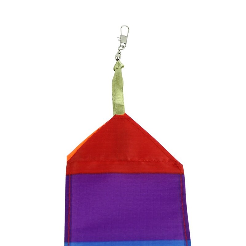 Super nylon stuntvlieger staart regenbooglijn vlieger accessoire kinderspeelgoed