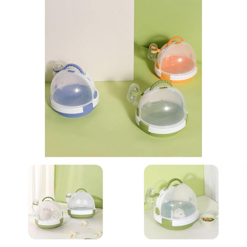 Hamster Travel Cage Space-saving Keep Warm Universal Small Animals Guinea Pig House Travel Cage