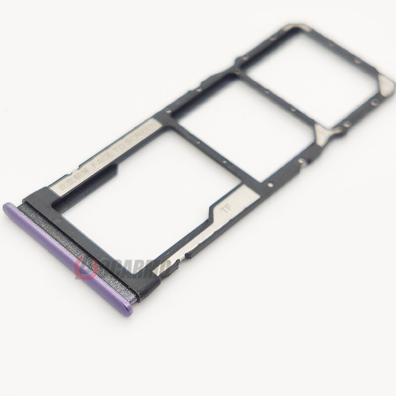 Aocarmo Sim Tray Holder For Xiaomi Redmi Note 9 Pro Note9 9S 9 9A 5G SIM Card Tray Slot Holder Adapter Socket