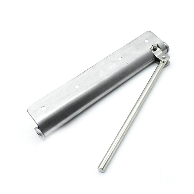 Stainless Steel Automatic Spring Latch Hinge Adjustable Closer Office Hardware Door For Home Furniture
