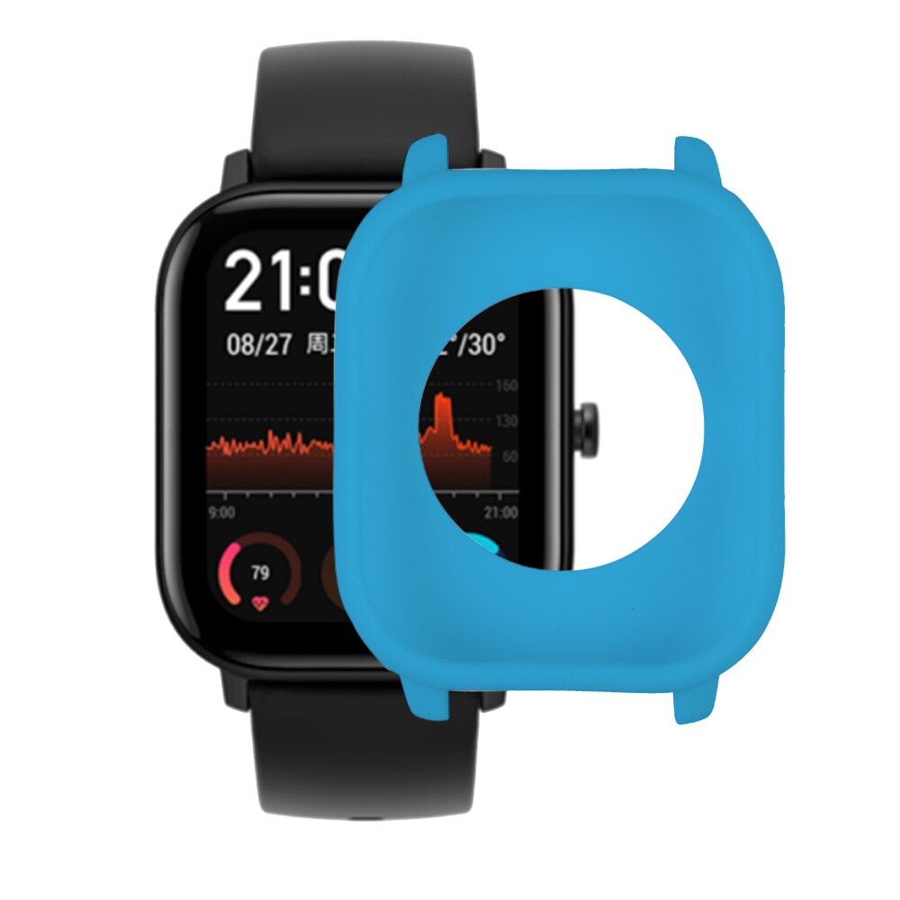 Weiche Silikon Schutzhülle fallen Für Huami Amazfit GTS SmartWatch Hülse Für Huami AMAZFIT GTS Volle-abgedeckt Schutzhüllen