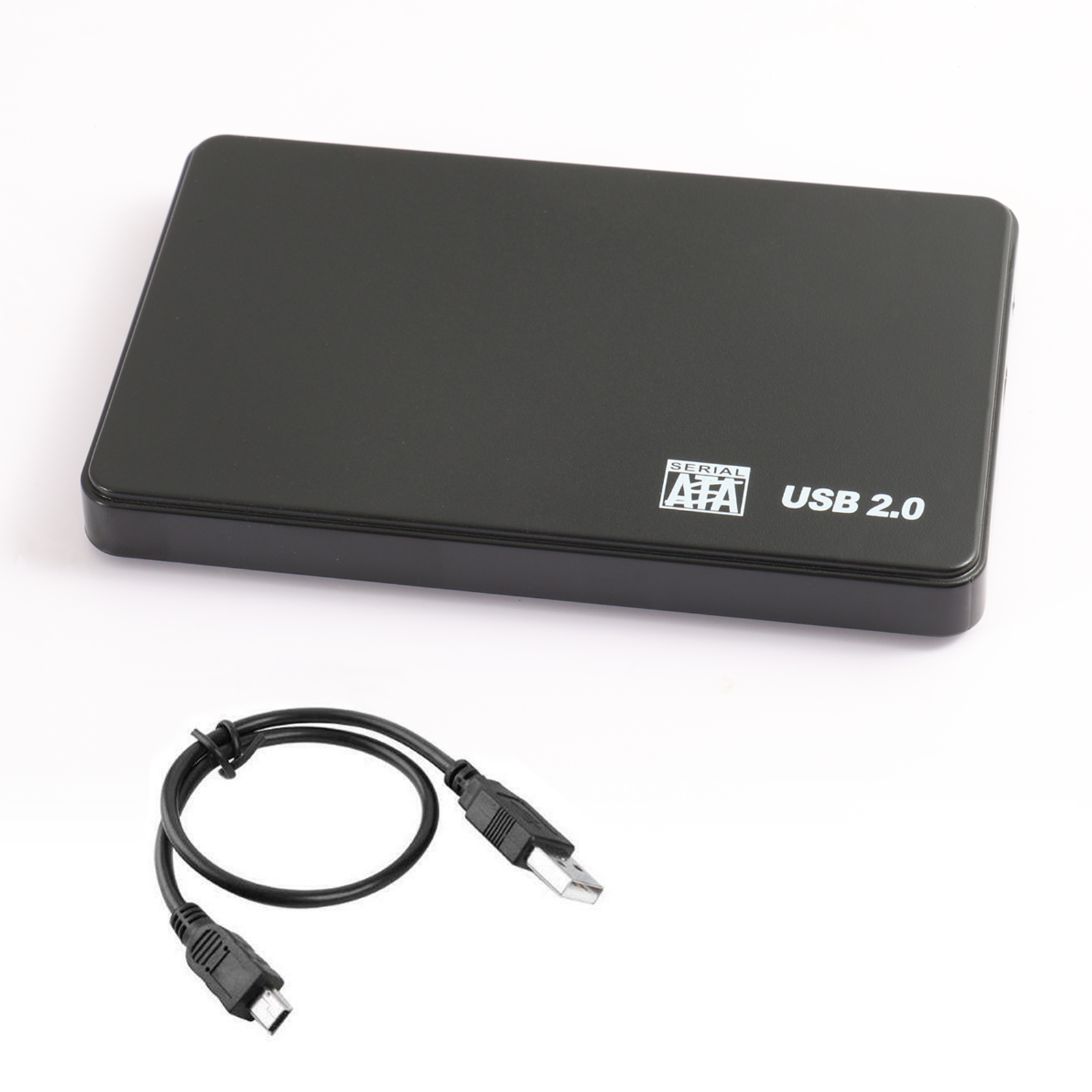 Usb 3.0/2.0 2.5Inch Hdd Ssd Case Sata Externe Behuizing Opslag Harde Schijf Mobiele Harddisk Box Otg ondersteuning 8Tb Draagbare: USB 2.0 HDD Box