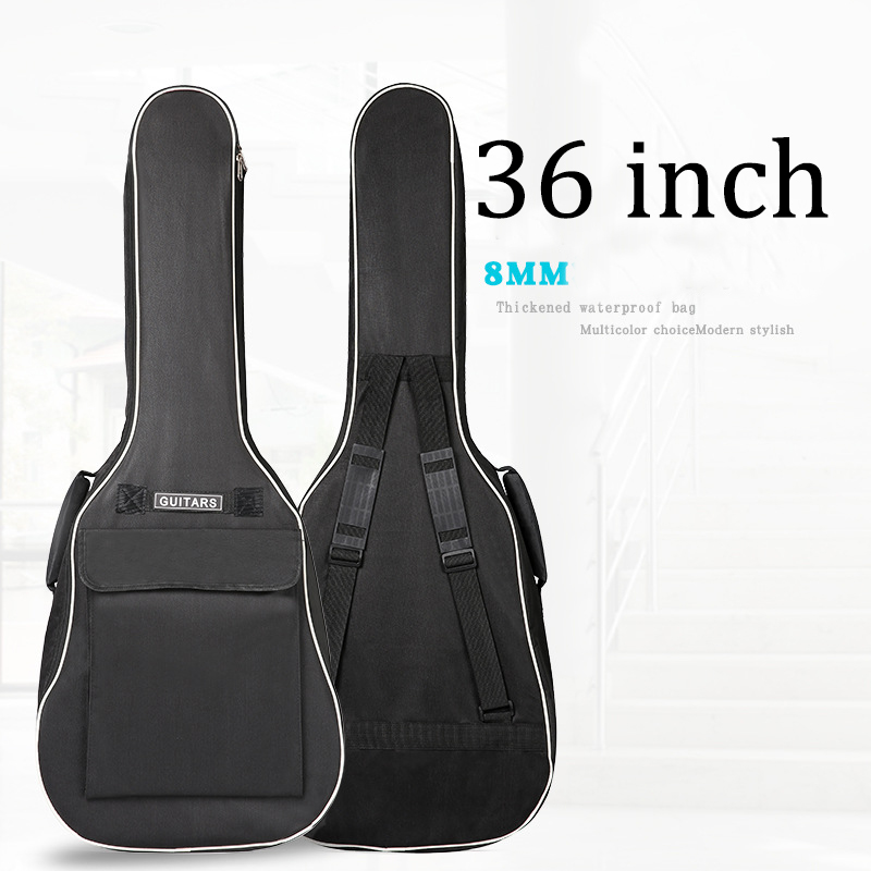 guitar straps 41inch wood ballad guitar case electric guitar cover bags electric bass guitar box 36inch bag