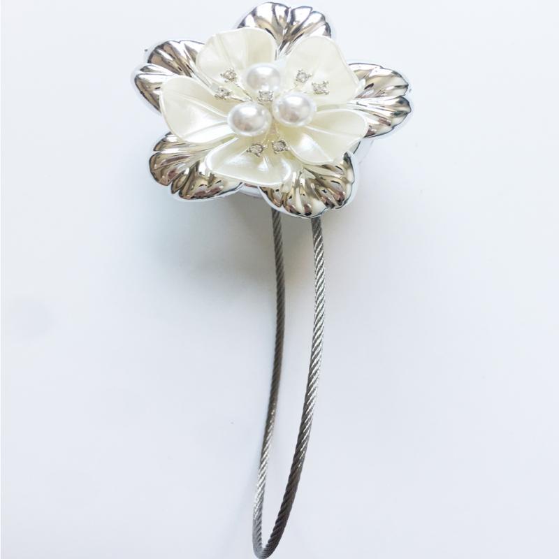 1pc gouden zilveren bloemendraadgordijnen met magneetsluiting, magnetische gordijnhouder, gordijnbandaccessoires: Splinter
