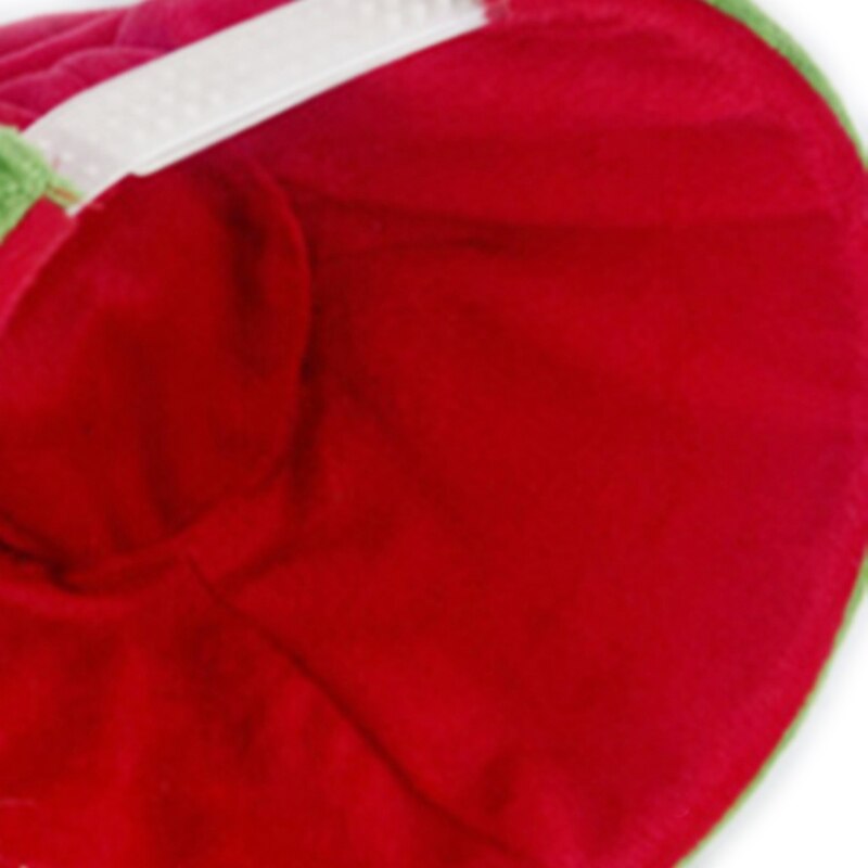 Kerstversiering ornamenten elektrische kerstmuts met zingende dansende pluchen muts  t5ec