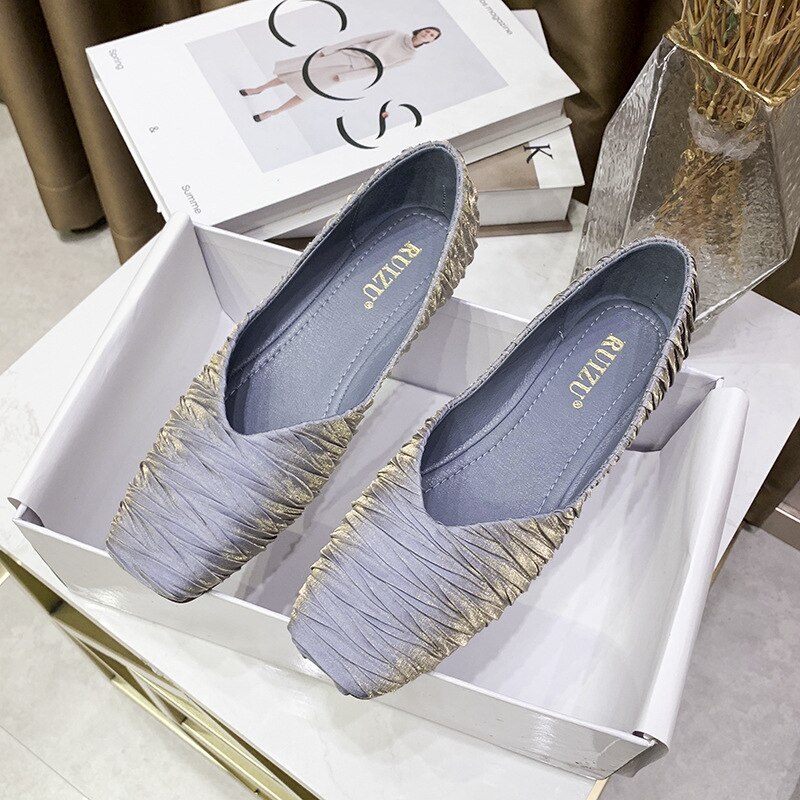 spring and autumn comfortable and breathable flat bottom breathable woven casual sports women's shoes sports shoes