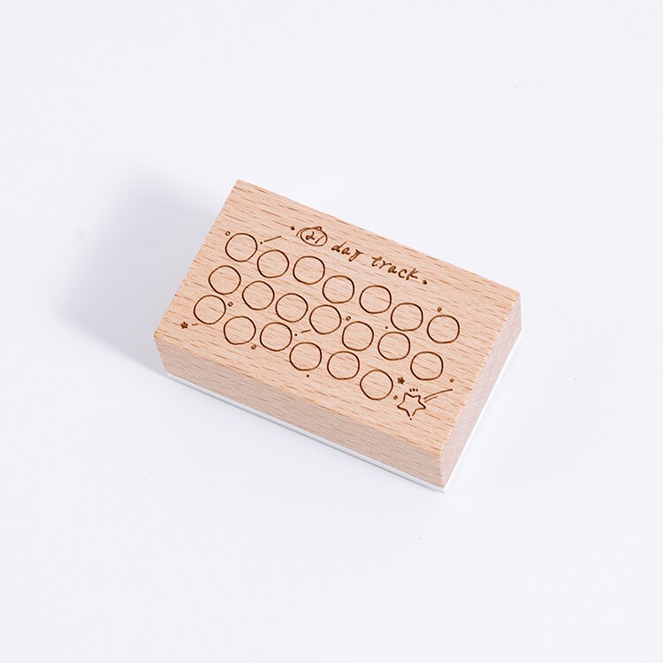 1pc Basis Wooden Stamp Timeline Stationery DIY Scrapbooking Standard Stamp Craft Supplies Calendar Journal Stamps: xingxingdaka