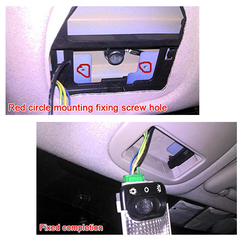 Auto tak taklampor interiör läslampa bil kupol lampa för peugeot 206 207 citroen  c2