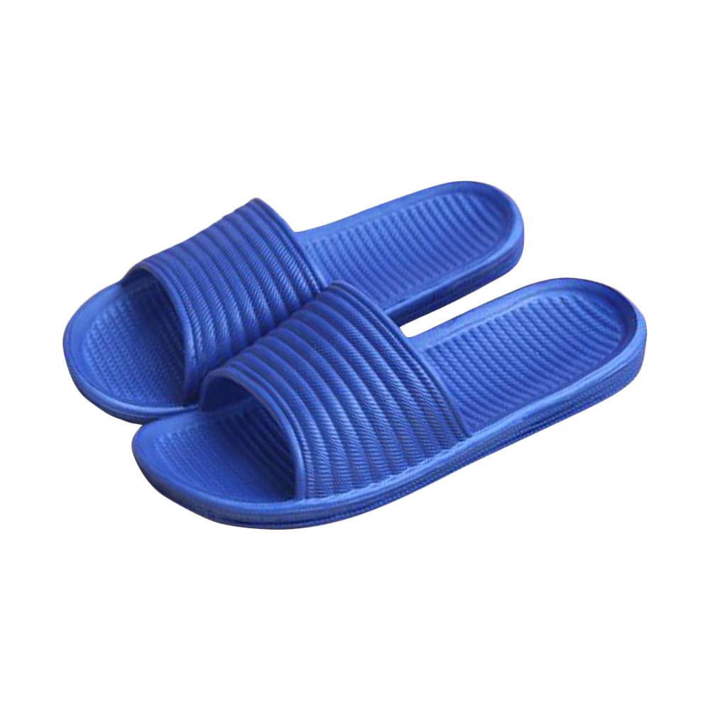 Zapatillas De casa para Hombre, chanclas De baño De verano, sandalias para interiores para Hombre, zapatillas antideslizantes para casa De ocio para Hombre A50: Azul / 42